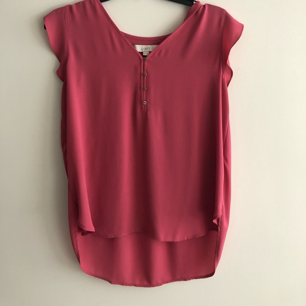 Loft button down blouse